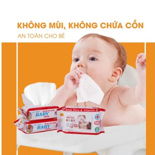 Khăn giấy ướt mini Phú Đạt gói 100 tờ