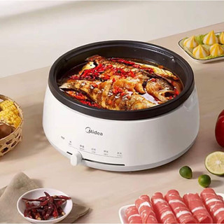 Nồi lẩu điện đa năng cao cấp 4l , nồi nấu đa năng chống dính, dung tích 4l