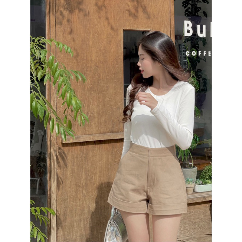 Áo Thun Body Tay Dài - 976 - Trơn - Cổ Tròn