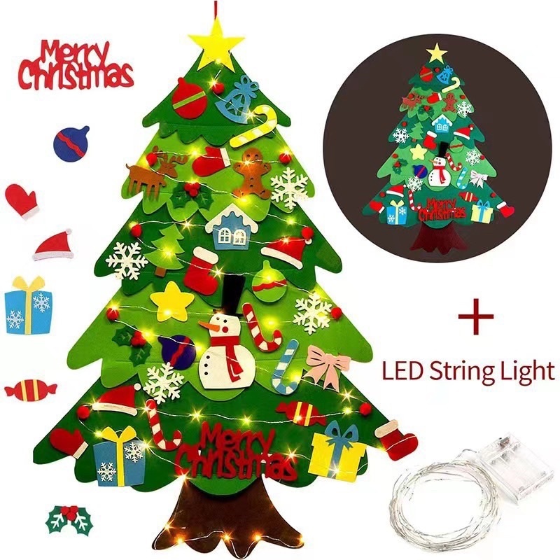 Đồ Chơi Ông Già Noel Leo Dây, Nhảy Dù, Chui Ống Khói, Đánh Đàn Có Đèn Có Nhạc  - Quà Tặng Cho Bé Mùa Giáng Sinh An Lành