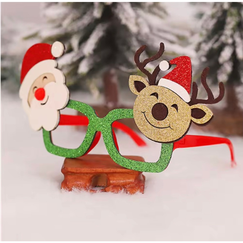 Mắt kính Noel siêu dễ thương cho bé chơi giáng sinh