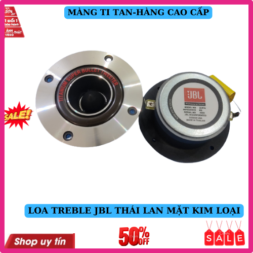 Loa treble jbl thái lan từ đại 70 mặt kim loại màng titan cao cấp kèm tụ 2.2mf- giá 1 chiếc