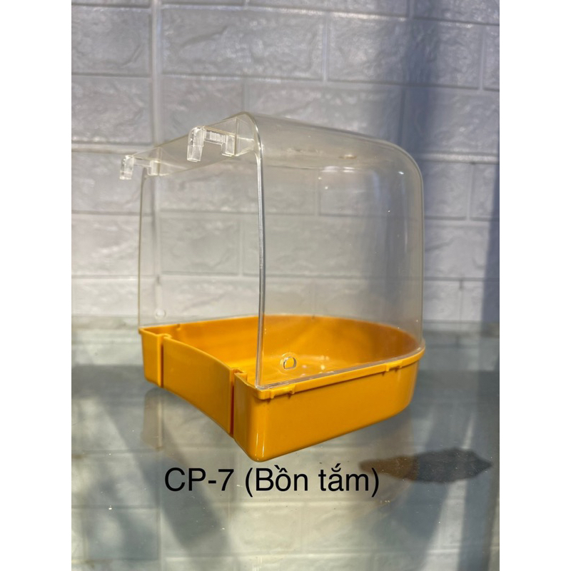 Hộp tắm cho chim tiện lợi, phù hợp với mọi loại lồng chim.