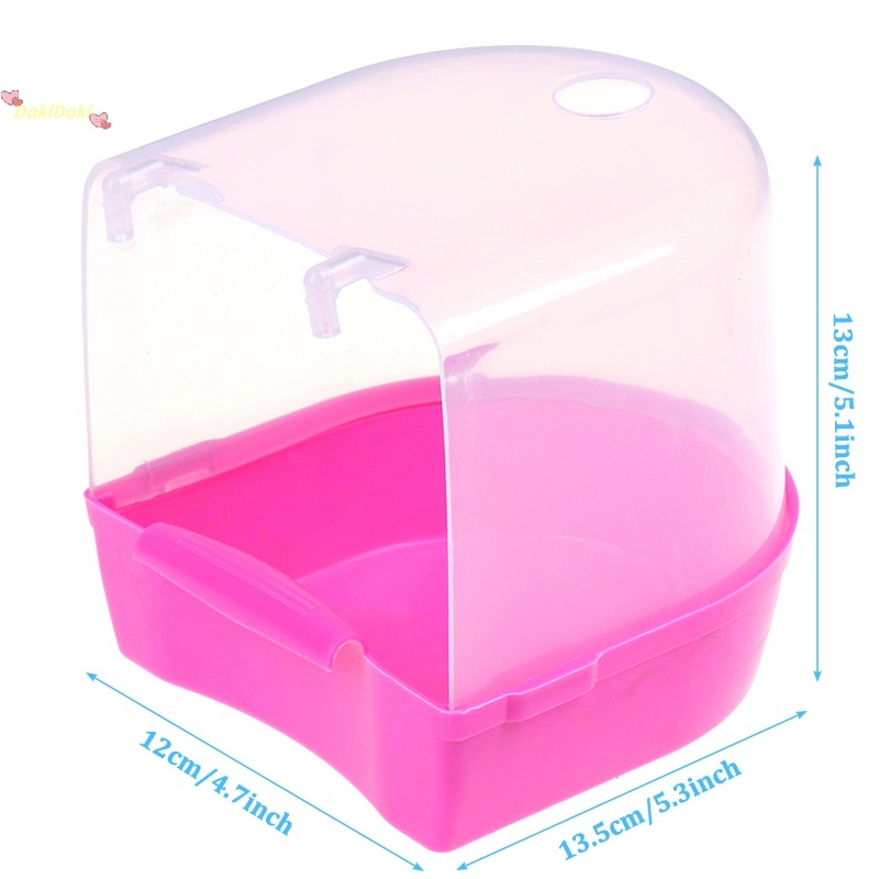 Hộp tắm cho chim tiện lợi, phù hợp với mọi loại lồng chim.