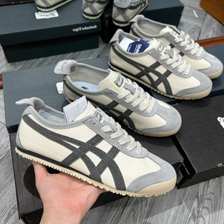 Giày thể thao Sneaker Asics Onitsuka Xám Sọc Đen Grey
