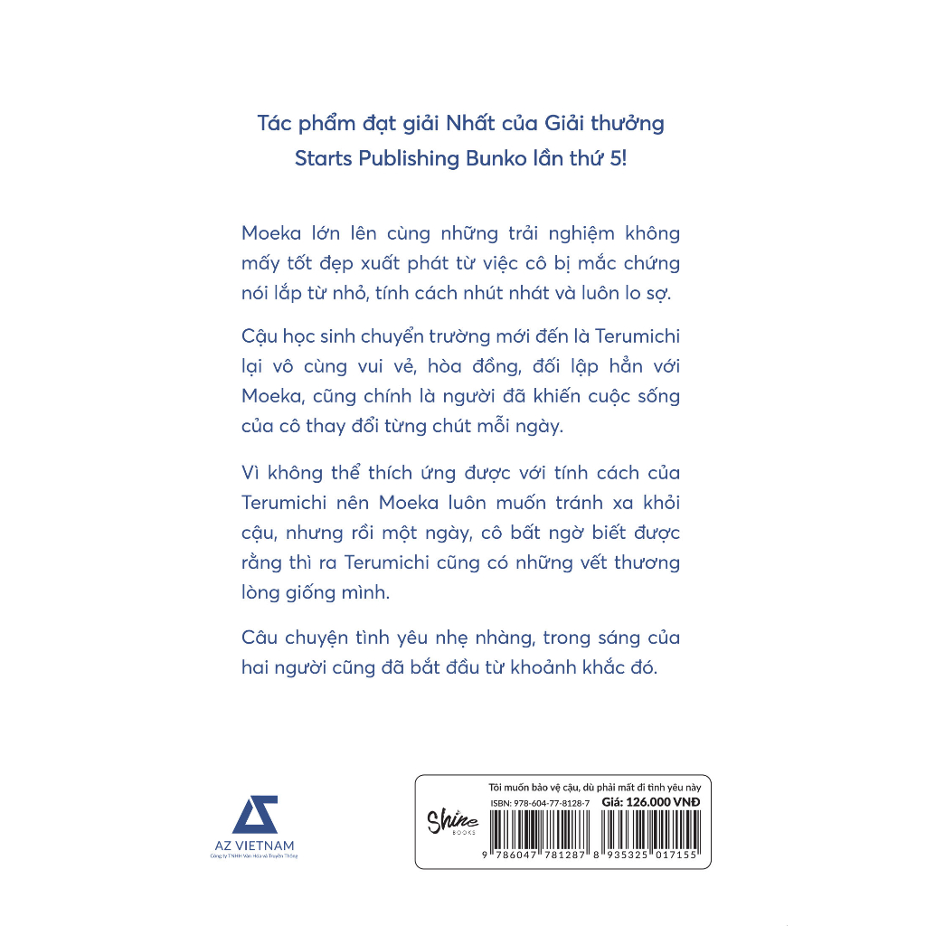 Sách - Tôi Muốn Bảo Vệ Cậu Dù Phải Mất Đi... Tình Yêu Này