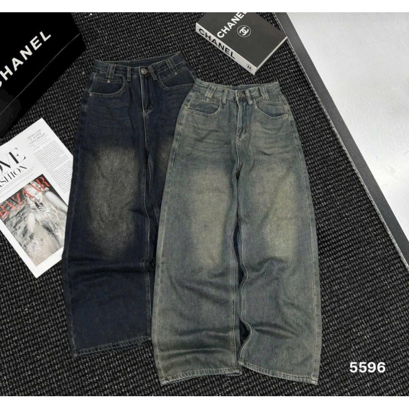 MÃ 5422 QUẦN JEAN SUÔNG TRƠN CẠP CAO 2M