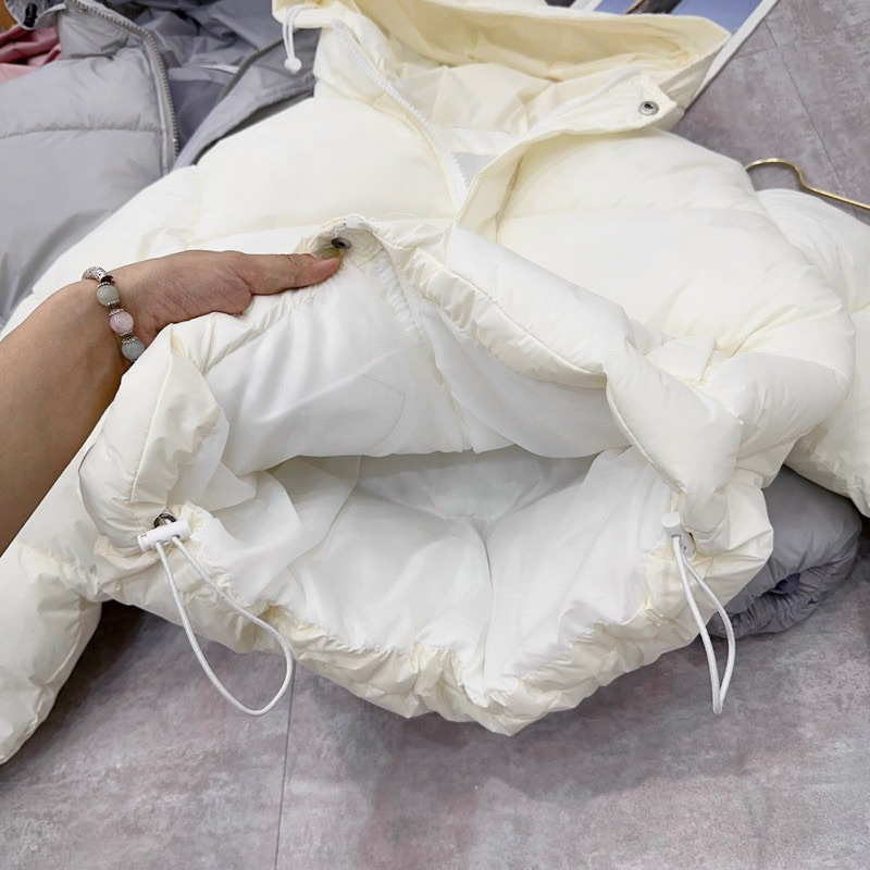 Áo phao béo nữ Quảng Châu lông vũ siêu nhẹ dáng ngắn, Áo phao nữ Ulazzang trơn lông vũ siêu ấm - PAHA SHOP A03