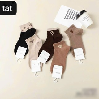 Tất Nữ Cổ Thấp Phong Cách Đơn Giản Mã C17