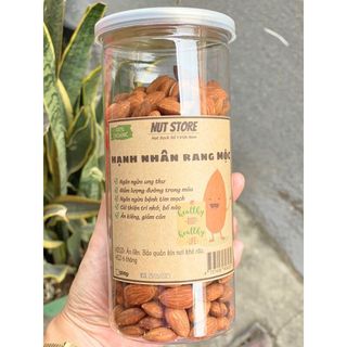 Hạt hạnh nhân rang mộc ăn liền Nut Store 500g