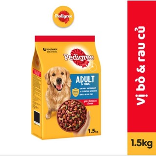 Hạt pedigree 1,5kg cho chó trưởng thành
