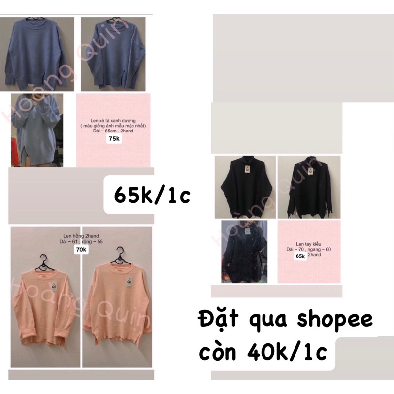 Áo len / cadigan 2hand