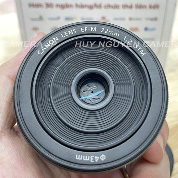 MÁY ẢNH CANON M VÀ  ỐNG KÍNH CANON 22 F2 STM ĐẸP. MÀN HÌNH CẢM ỨNG