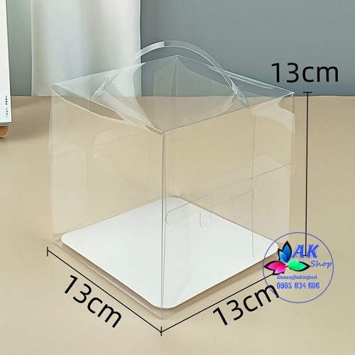 COMBO 5 HỘP BÁNH MICA 3 CHI TIẾT 13*13*13 / 2113.078
