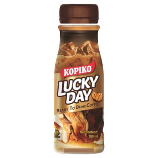 Cà phê sữa kopiko lucky day- lốc 6 chai 180ml
