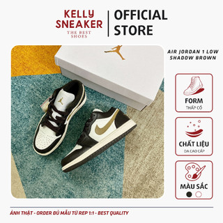 Giày thể thao sneaker jordan 1 low shadow brown - bản cao cấp