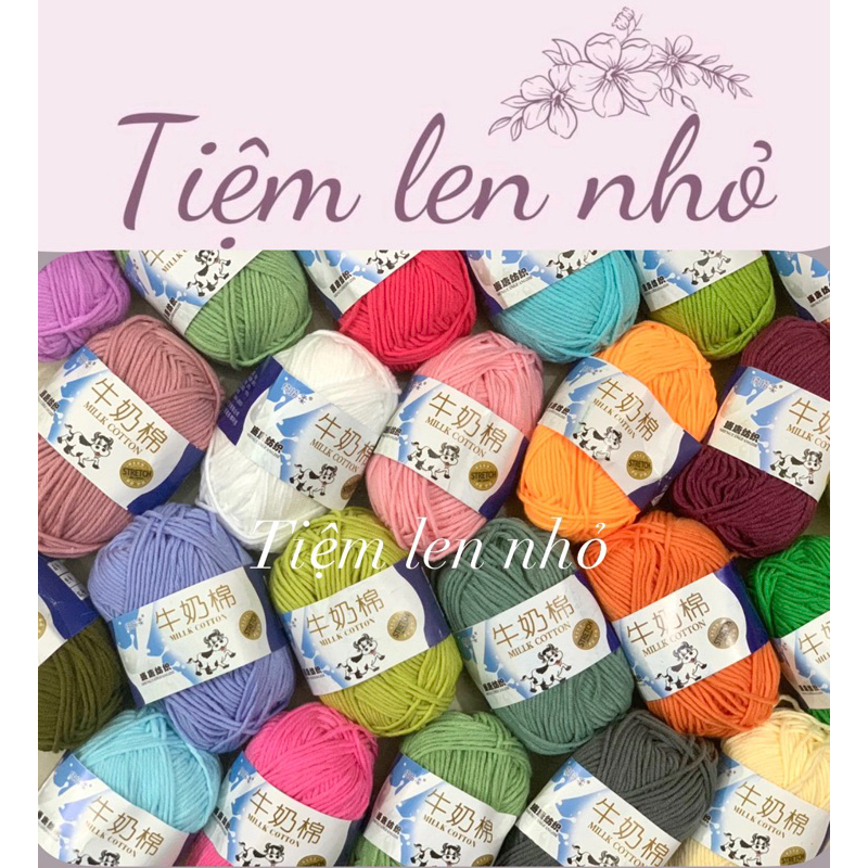 Len milk bò màu 50-93