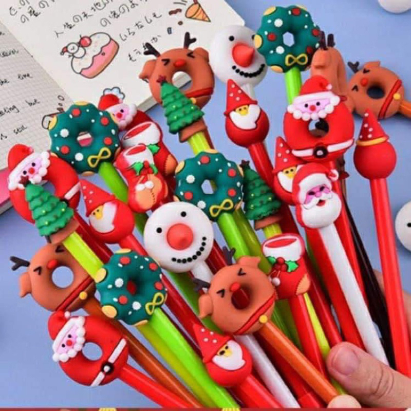 Bút Gel Noel, Bút Mực Nước Noel, Bút Quà Tặng Cho Bé