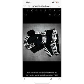Sét bộ thể thao bé trai -gái