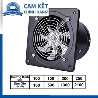 Quạt Hút Gió, Quạt Thông Gió , Hút Mùi Nhà Bếp , Nhà Vệ Sinh , Phòng Ngủ FD-100, FD-150 , FD-200, FD-250