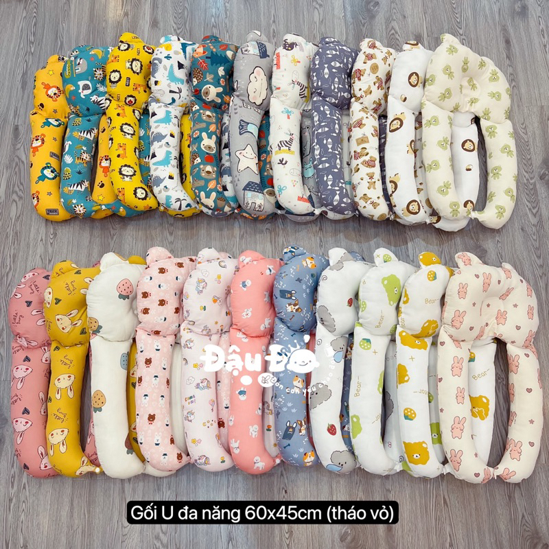 🎁 Gối U tai gấu chống lõm đầu