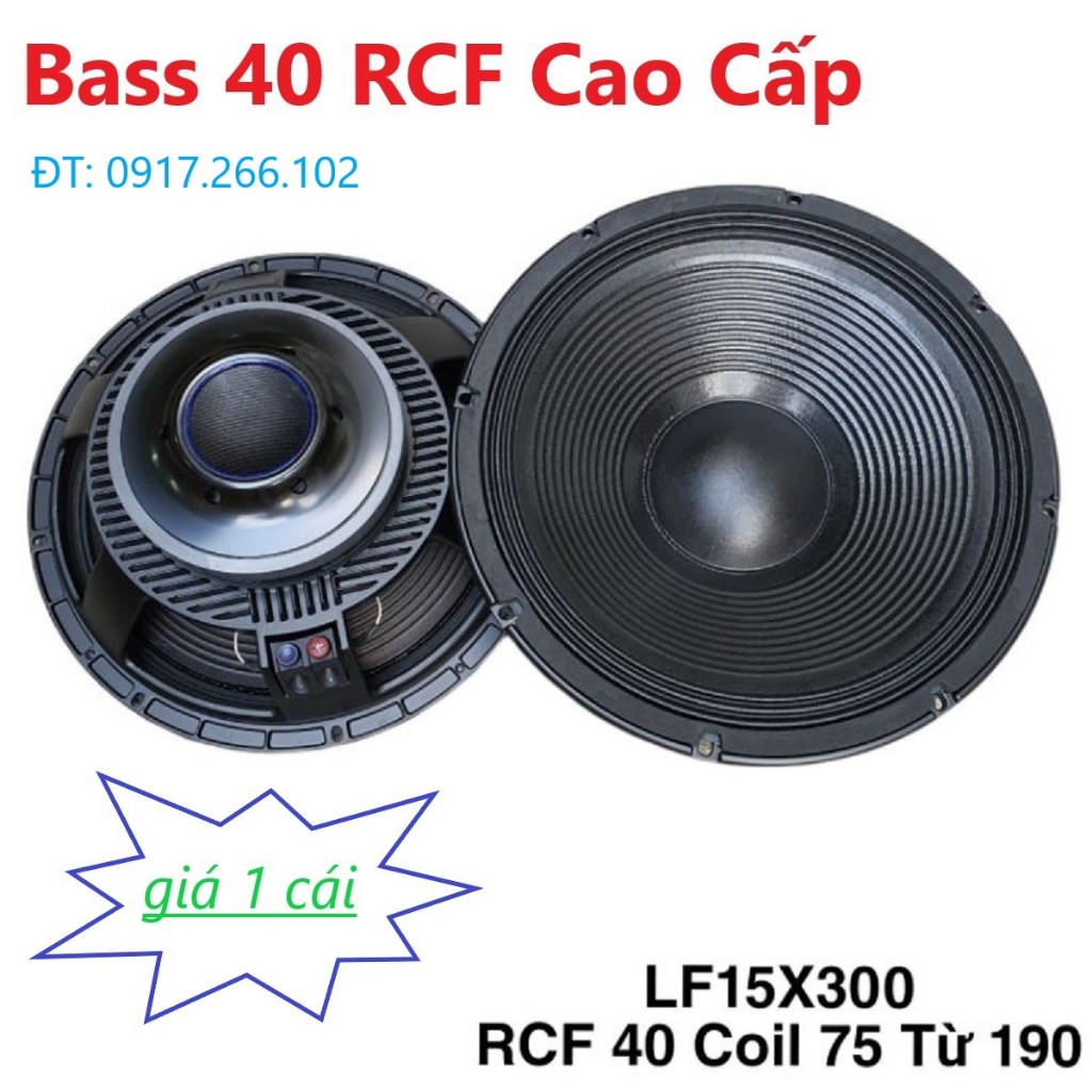 Loa Bass 40 RCF Coil 75 Từ 190 Hàng Nhập LF15X300 (giá 1 Cái)