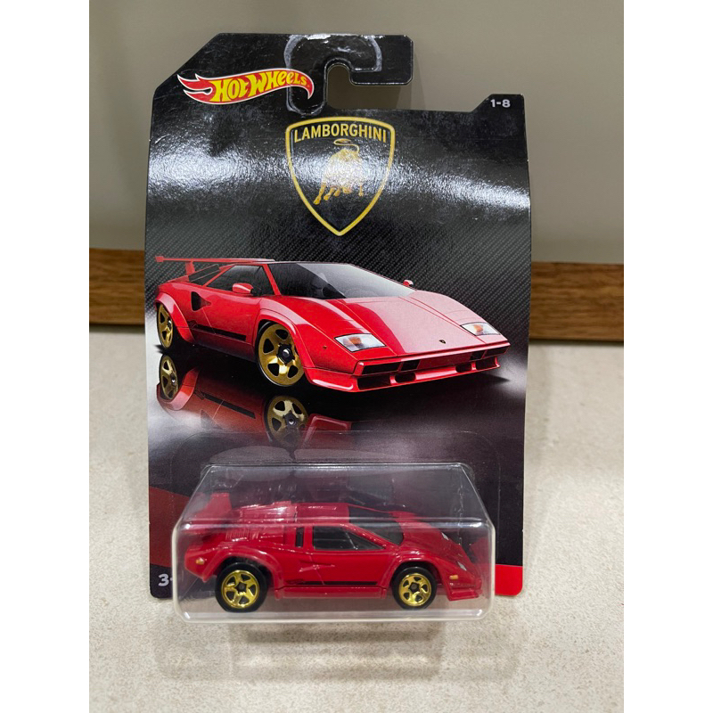 Xe mô hình đồ chơi cơ bản Hotwheels 1:64 - Lamborghini Countach