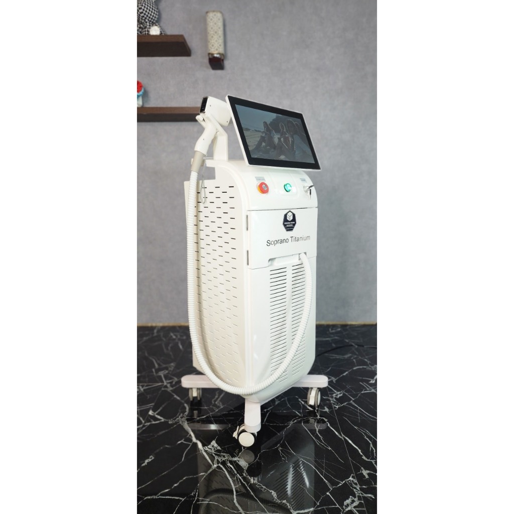 Máy Triệt Lông Soprano Titanium Tay Cảm Ứng | 12 Thanh Đơn và 24 Thanh Kép