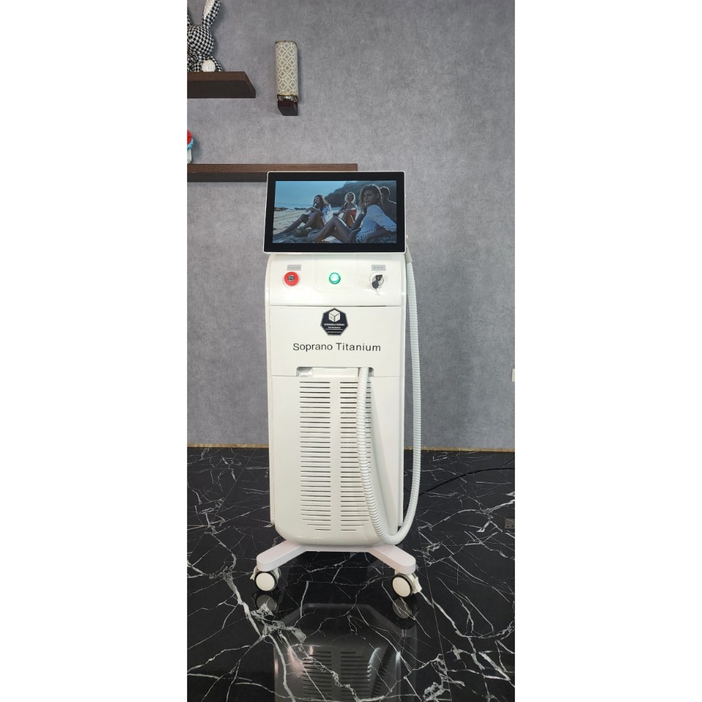 Máy Triệt Lông Soprano Titanium Tay Cảm Ứng | 12 Thanh Đơn và 24 Thanh Kép