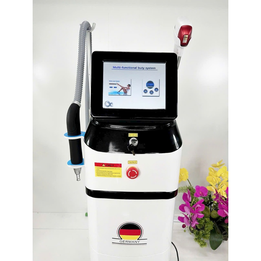 Máy Triệt Lông Xóa Xăm Super III 2in1 Diode Laser