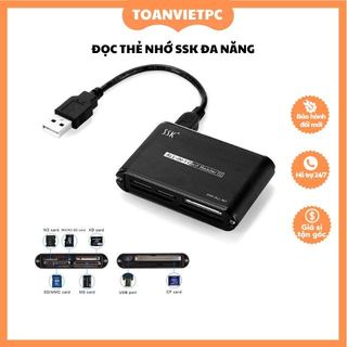 Đầu Đọc Thẻ Nhớ Đa Năng SSK All In 1 Card Reader III Giúp Bạn Dễ Dàng Đọc Được Tất Cả Các Loại Thẻ Tốc Độ Nhanh Ổn Định