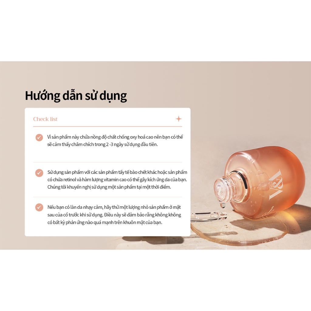 Serum V&A Beauty Radiance Ampoule sáng da chống lão hóa 30ml