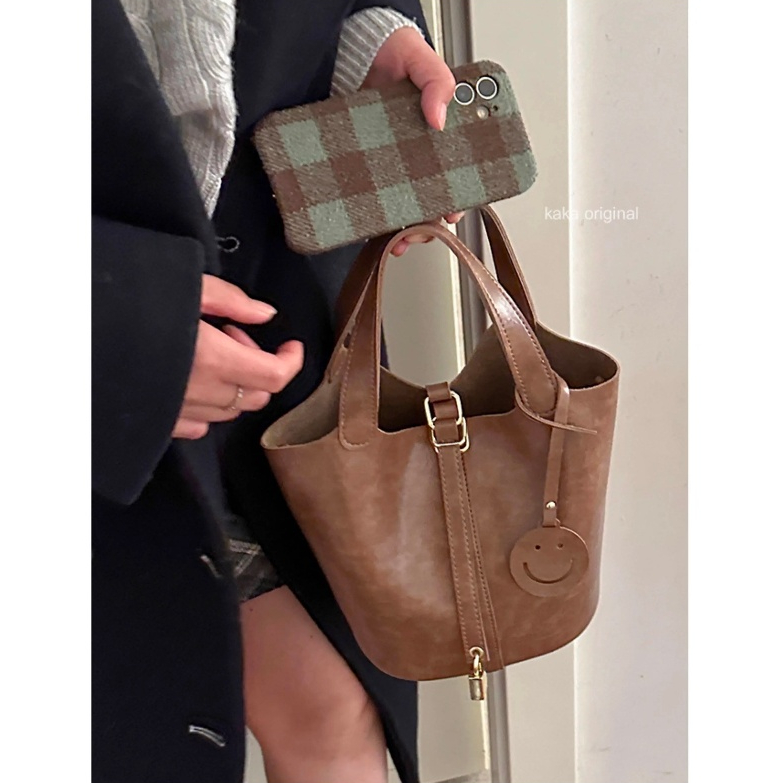 Túi xách nữ cầm tay Tuinhacam túi quai xách đeo chéo đa năng da mềm thời trang nữ Hàn Quốc - TNC101