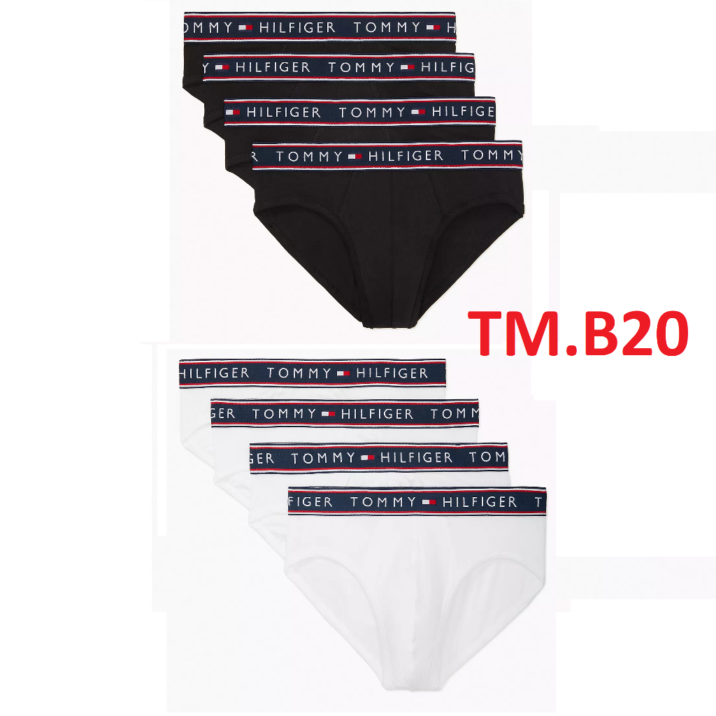 Chính hãng Mỹ - TM.B20 S,M,L Quần lót nam Tommy Hilfiger cotton stretch Briefs tam giác