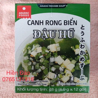 Canh Rong Biển Đậu Hũ (Hộp 12gói x 4g)