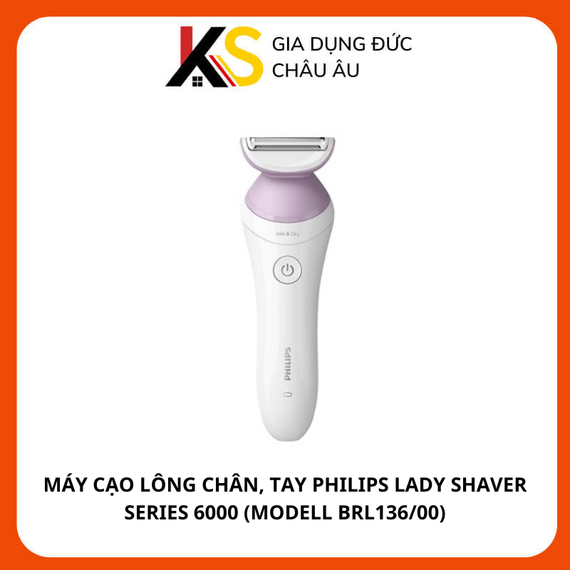 Máy cạo lông chân, tay Philips Lady Shaver Series 6000 (Modell BRL136/00)