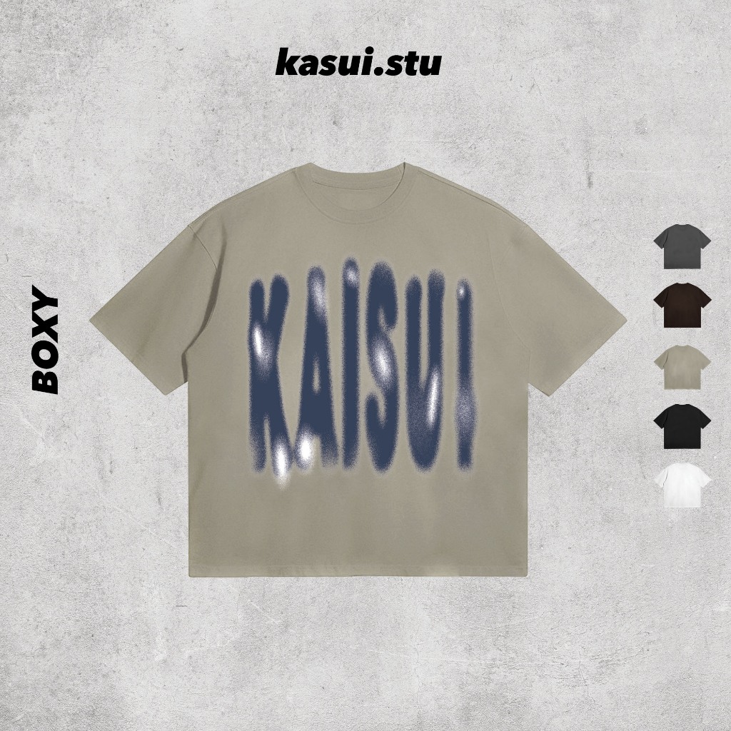 Áo Thun Boxy 250GSM KASUI l KASUI l Boxy Fit Cotton 100% 5 Màu