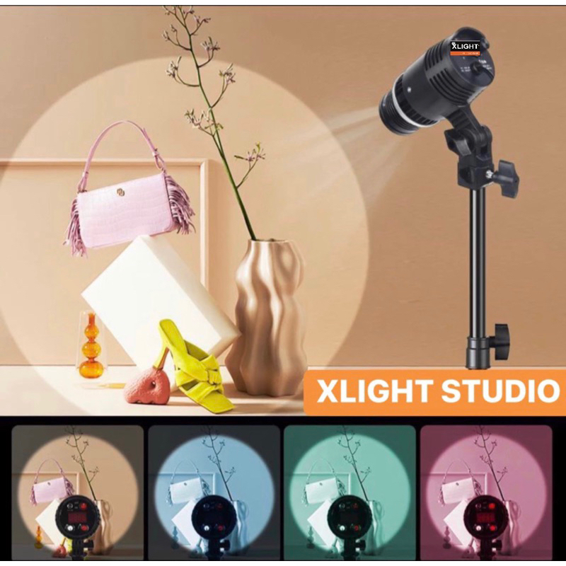Đèn led hiệu Xlight chụp ảnh, tạo nắng hỗ trợ quay chụp ảnh ,livetreams kèm chân cao 2m