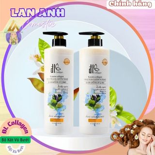 Bộ Dầu Gội xả Bồ Kết Hoa Bưởi ĐL 850ml Dầu Gội Xả Dle Chống Gàu Chống Rụng Tóc Kích Thích Mọc Tóc