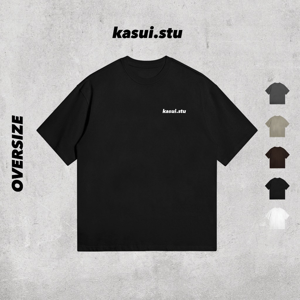 Áo Thun Oversize 250GSM BASIC l KASUI l Oversize Cotton 100% 5 Màu
