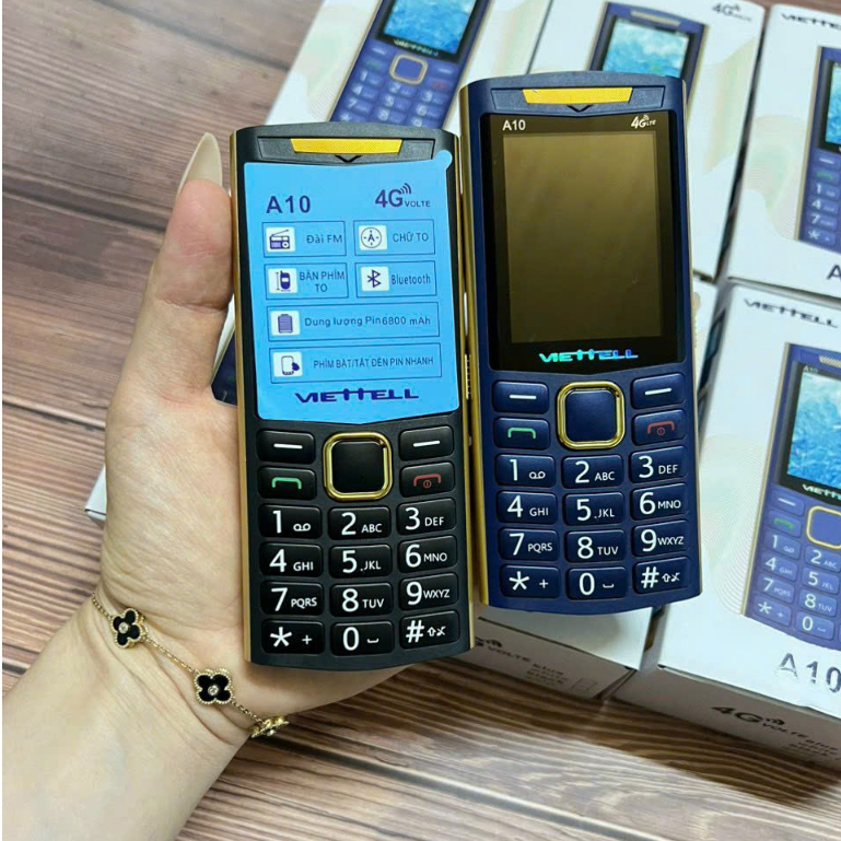 { BH 12 THÁNG } Điện thoại cho người già viettel A10.A90.A7.A900 . Sóng 4G. Mới Fullbox, Đọc Số, Loa To, Chữ To Pin Trâu