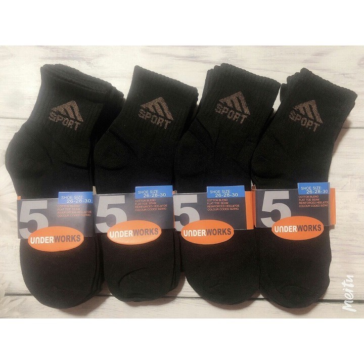 Lố 20 đôi tất nam sport Cổ Cao Phong Cách Thời Trang