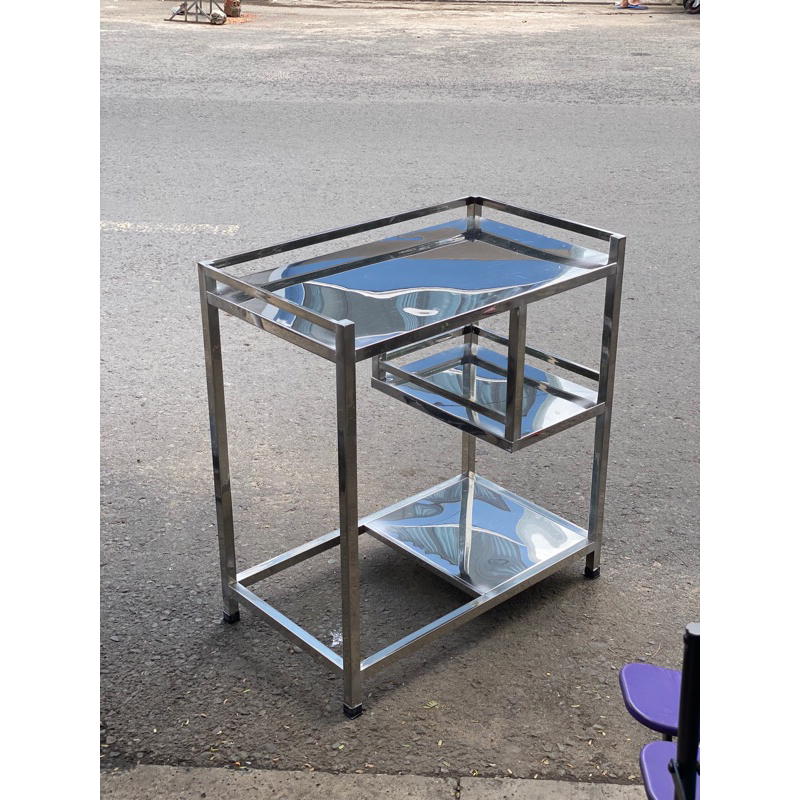 Kệ Bếp Ga Inox 2 Tầng – Kệ Để Bếp Gas Chịu Lực – Kệ Inox Nhà Bếp Chống Gỉ