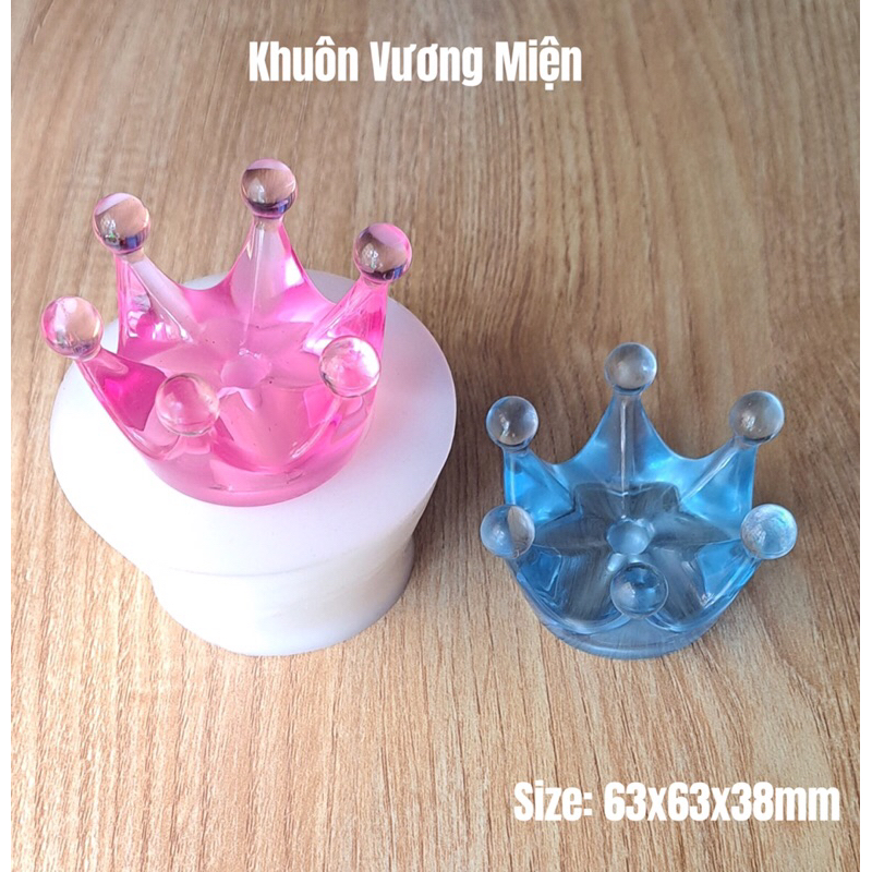 Khuôn Vương Miện Topping Ống Hút , Khuôn Silicone , Khuôn Epoxy Resin ,Khuôn Vương Miện
