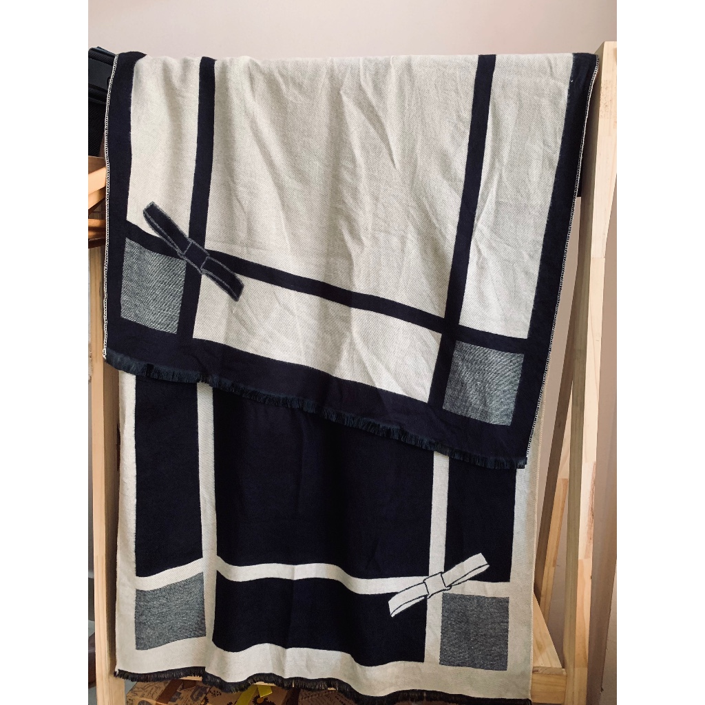 Khăn choàng cashmere 2 mặt No Brand