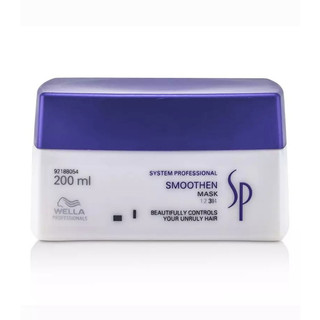 Hấp dầu siêu mượt cho tóc thẳng Sp Wella Smoothen Mask 200ml