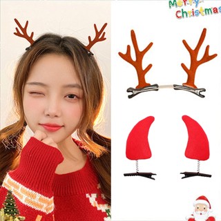 Kẹp tóc sừng hươu, tuần lộc noel giáng sinh Dễ Thương Samcos