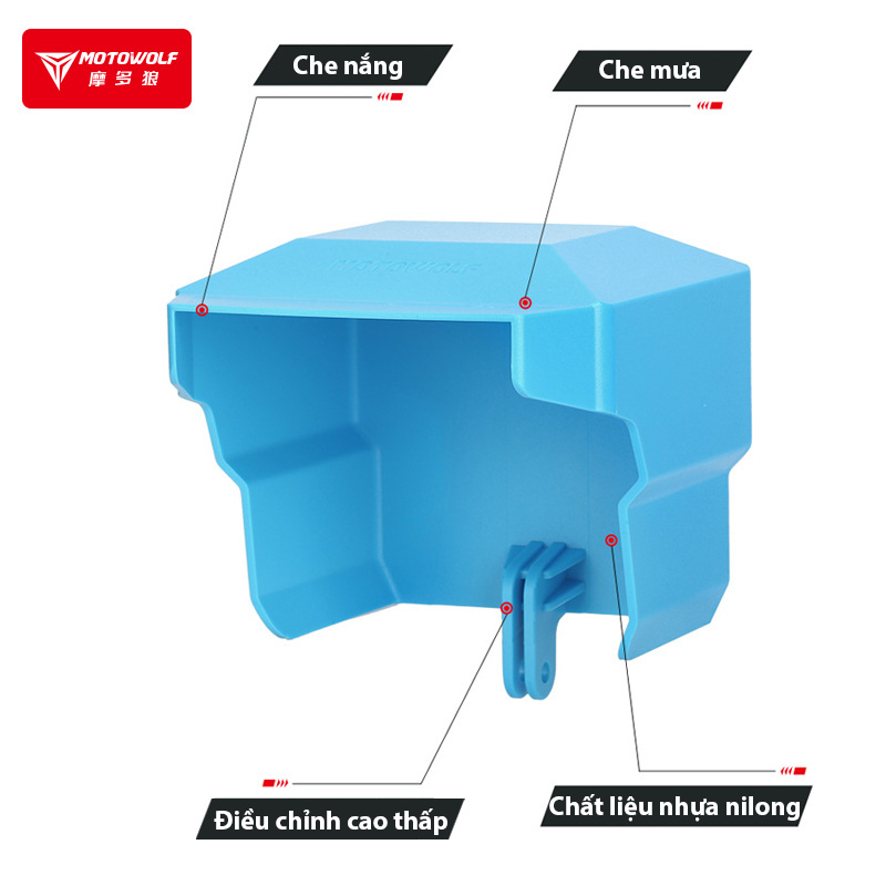 Mái che nắng điện thoại Motowolf