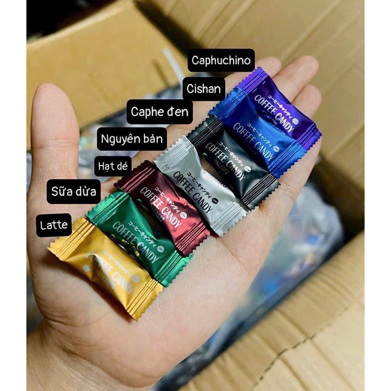 Kẹo C Lạnh Trái Cây - Kẹo Coffee Candy Không Đường
