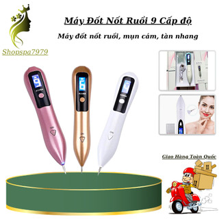 Máy đốt nốt ruồi 9 cấp độ, tặm vỉ kim đốt nốt ruồi, dùng trong spa&tmv.